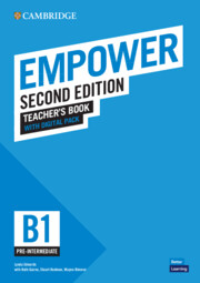 Empower Pre-intermediate/B1 Teacher's Book with Digital Pack 2nd Edition